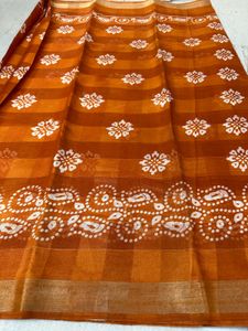 Brand New Chanderi Saree At An Affordable Rate