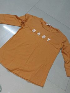 Cute Orange &#39;Baby&#39; Tee