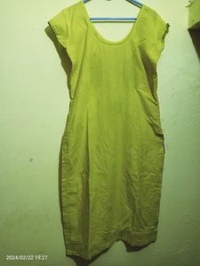 straight Kurti with Dupatta