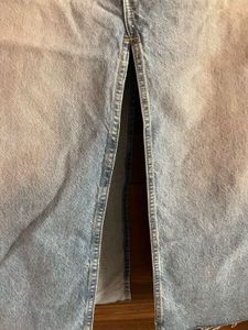 Zara Denim Maxi Skirt