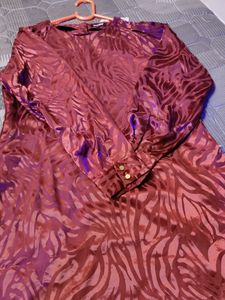 Maroon Dress