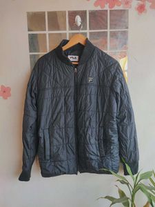 Fila Quilted Black Jacket
