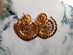 Traditional Golden Earrings