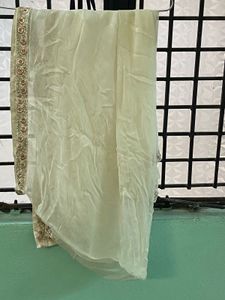 Off White Shalwar Suit With Dupatta