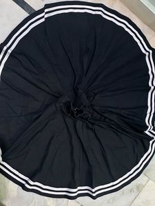 Black Skirt with Stripes