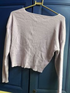 Lavender Crop sweatshirt