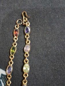 Multicolor  Stone Chain