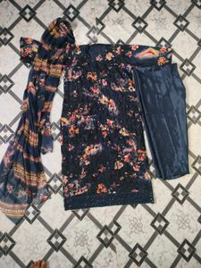 Floral Salwar Kameez Set
