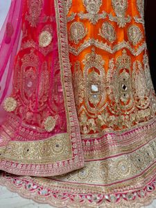 Brand New Fully Embroidered Net Silk Lehenga Choli
