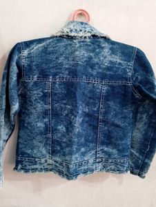 Distressed Denim Jacket