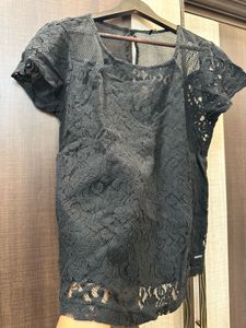 Black Netted Top