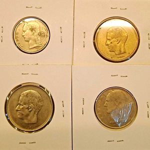 Belgium Coin Collection (4 Pcs)