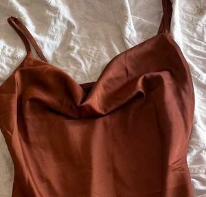 Satin Mini Slip Dress