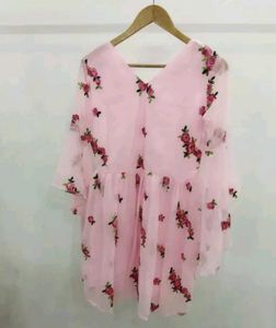 Pink Floral Top
