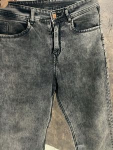 Acid Wash Wide Leg Jeans