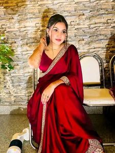 Elegant Red Saree