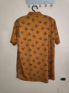 Patterned Mustard Shirt