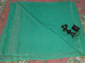 Women&#39;s Beautiful Seagreen Saree 💙