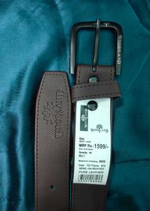 Woodland Brown Leather Belt