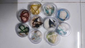 Unsed Set Of Handmade Earrings