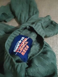 Green Cable Knit Sweater Brand New
