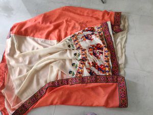 Fulkati Patli Pallu Indian Saree With Blouse