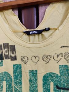 Casual Sleeveless Yellow Top (30-32)