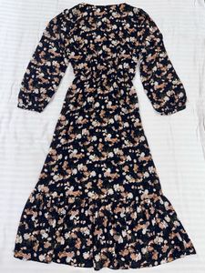Floral Print Midi Dress