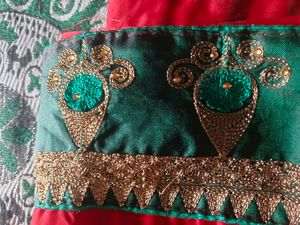 Red Saree Blouse