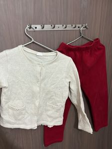 Cute woollen  Kids Outfit set for 4-6 yr old