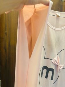 Pink Mickey Mouse Graphic Tee