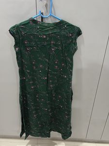 Green Floral Dress