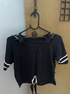 Black Crop Top