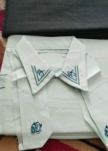 Embroidered Collar Shirt Pant Picae