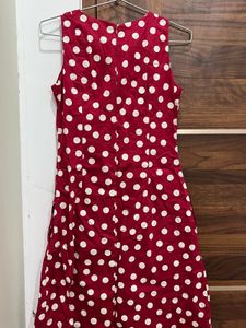 Retro Red Polka Dot Dress