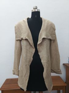 Beige Knit Cardigan