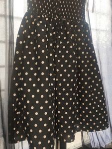 Polka Dot Fit &amp; Flare Dress