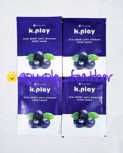 (Pack of 4) K.Play Acai Berry Sheet Masks