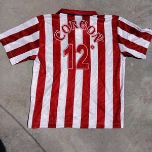 Vintage Corgon Striped Soccer Jersey