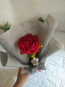 Crochet Rose Bouquet