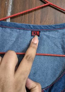 Denim Kurta