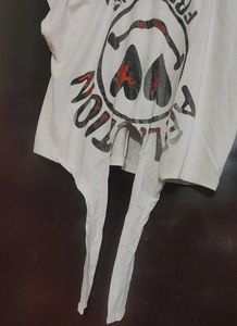 Off White Crop Top For 36 Bust