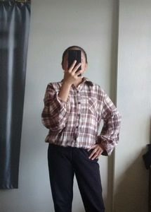 Check  Brown Shirt