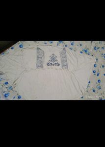 White Flowy Tank Top