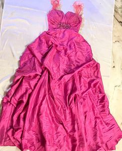 Elegant Pink Ethnic Gown🎀🦄🦋