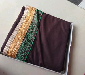 New Coffee Colour Saree 👇