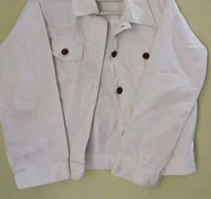 White Denim Jacket