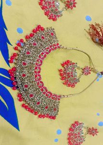 Red & Gold Jewelry Set