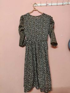 Leopard Printed Frock