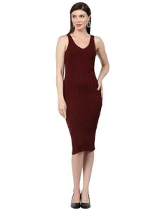 Bodycon Midi Dress, S Size